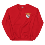 USS Chicago (CG-11) Ship's Crest Sweatshirt - Gold – front view, red