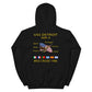 USS Detroit (AOE-4) 1986 Cruise Hoodie – black