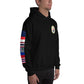 USS Hewitt (DD-966) 1989-90 Cruise Hoodie - FLAGS ON SLEEVE – black