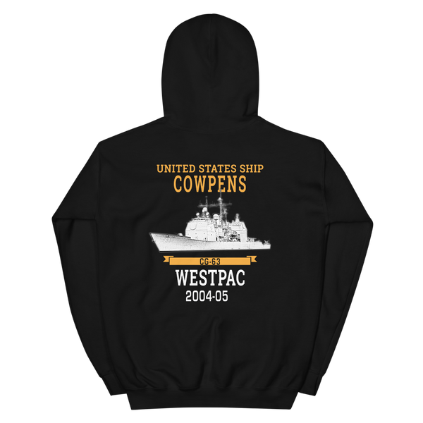 USS Cowpens (CG-63) 2004-05 WESTPAC Hoodie