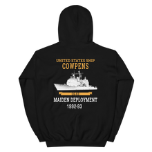 Load image into Gallery viewer, USS Cowpens (CG-63) 1992-93 Maiden Deployment Hoodie