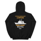 USS Cowpens (CG-63) 1994 WESTPAC Hoodie – back view, black