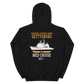 Unisex Hoodie – back view, black