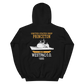 USS Princeton (CG-59) 1995 WESTPAC/IO Unisex Hoodie – back view, black