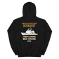 USS Normandy (CG-60) 2005 MED Unisex Hoodie – back view, black