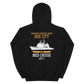 USS Hue City (CG-66) 2017 MED Unisex Hoodie – back view, black