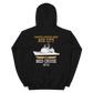 USS Hue City (CG-66) 2010 MED Unisex Hoodie – back view, black