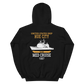 USS Hue City (CG-66) 1997 MED Unisex Hoodie – back view, black