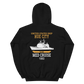USS Hue City (CG-66) 1993 MED Unisex Hoodie – back view, black