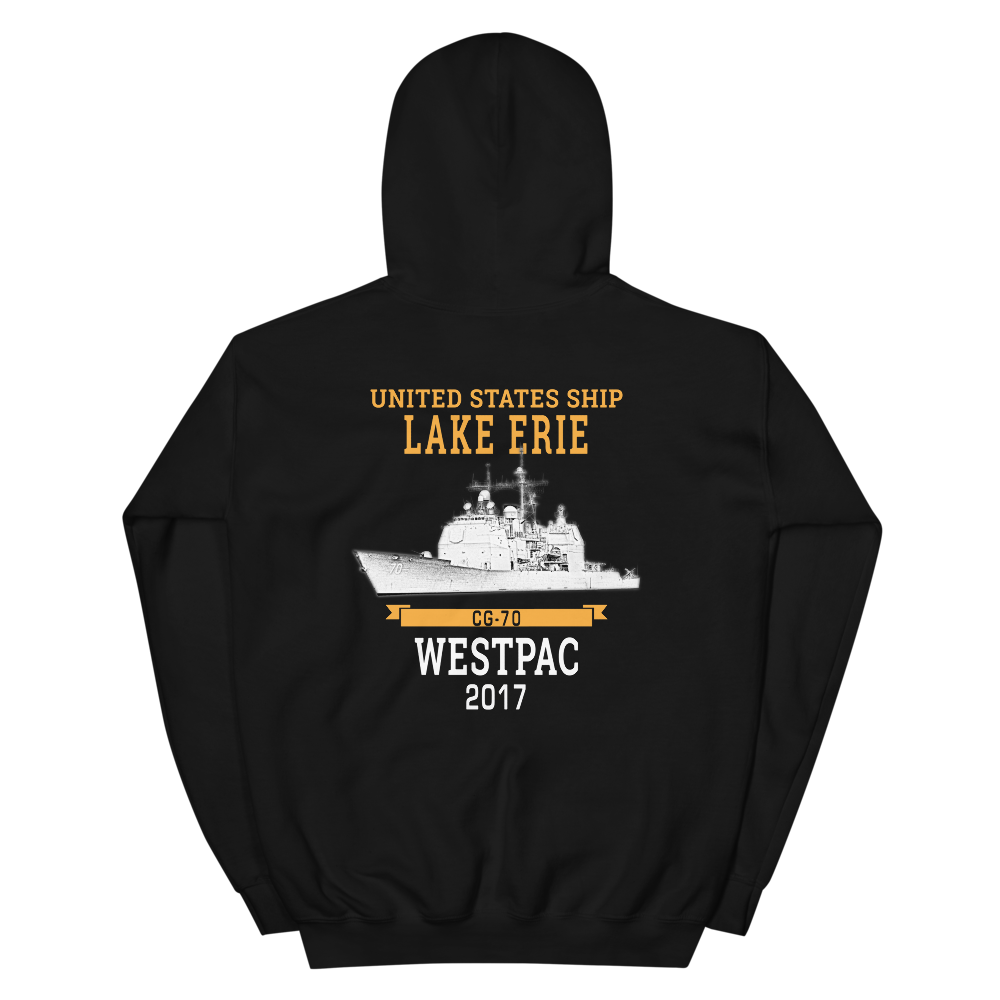 USS Lake Erie (CG-70) 2017 WESTPAC Unisex Hoodie