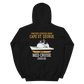 USS Cape St. George (CG-71) 2005-06 MED Unisex Hoodie – back view, black