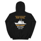 USS Port Royal (CG-73) 2007-08 WESTPAC Unisex Hoodie – back view, black