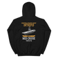 USS Intrepid (CVS-11) 1972-73 MED Hoodie – back view, black