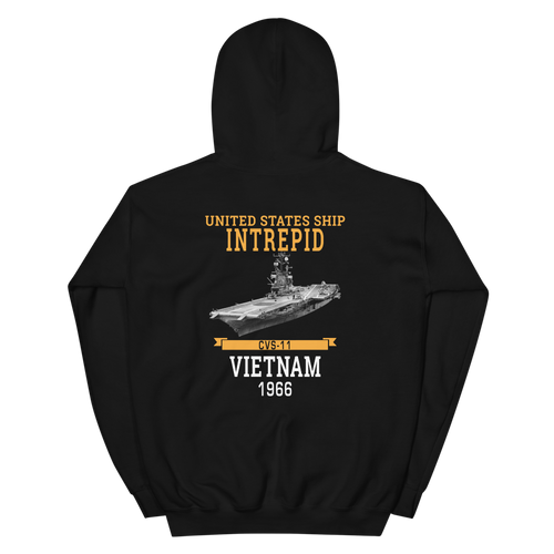 USS Intrepid (CVS-11) 1966 Vietnam Hoodie