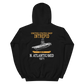 USS Intrepid (CVS-11) 1971 N.Atlantic/MED Hoodie – back view, black