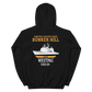 USS Bunker Hill (CG-52) 1993-94 WESTPAC Unisex Hoodie – back view, black