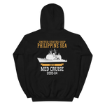 USS Philippine Sea (CG-58) 2003-04 Unisex Hoodie – back view, black