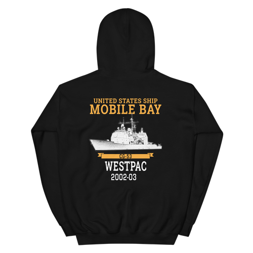USS Mobile Bay (CG-53) 2002-03 Deployment Hoodie