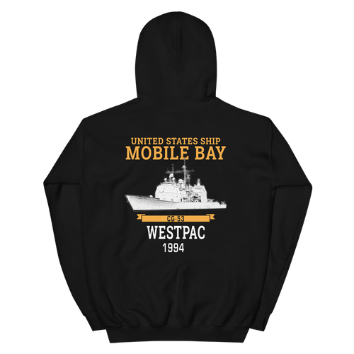 USS Mobile Bay (CG-53) 1994 Deployment Hoodie