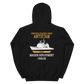 USS Antietam (CG-54) 1988-89 Maiden Deployment Hoodie – back view, black