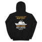 USS Monterey (CG-61) 2016-17 Unisex Hoodie – back view, black