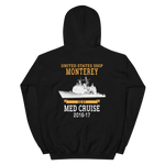 USS Monterey (CG-61) 2016-17 Unisex Hoodie – back view, black