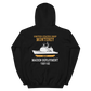 USS Monterey (CG-61) 1991-92 Unisex Hoodie – back view, black