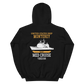USS Monterey (CG-61) 1993-94 Unisex Hoodie – back view, black