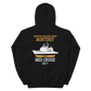 USS Monterey (CG-61) 2011 Unisex Hoodie – back view, black