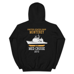 USS Monterey (CG-61) 2013 Unisex Hoodie – back view, black