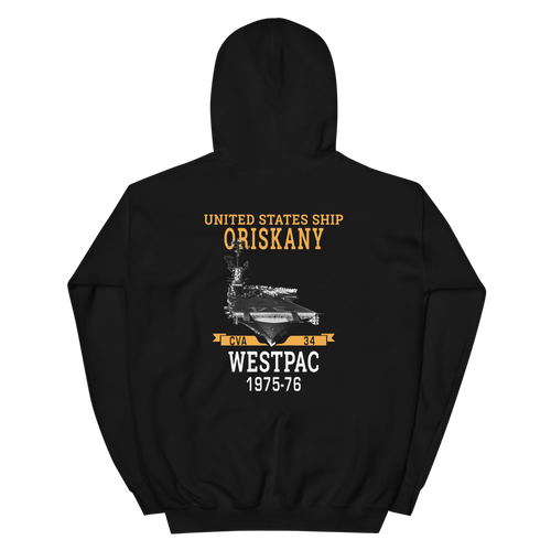 USS Oriskany (CVA-34) 1975-76 WESTPAC Unisex Hoodie