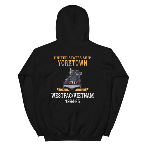 USS Yorktown (CVS-10) 1964-65 WESTPAC/VIETNAM Unisex Hoodie