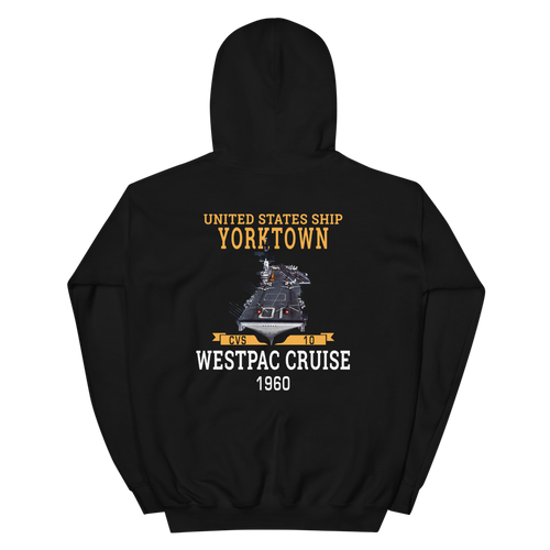 USS Yorktown (CVS-10) 1960 WESTPAC Unisex Hoodie