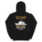 USS San Jacinto (CG-56) 2007-08 Deployment Hoodie – back view, black