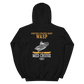 USS Wasp (CVS-18) 1961 MED Unisex Hoodie – back view, black