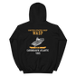 USS Wasp (CVS-18) 1965 CARIBBEAN/W. ATLANTIC Unisex Hoodie – back view, black