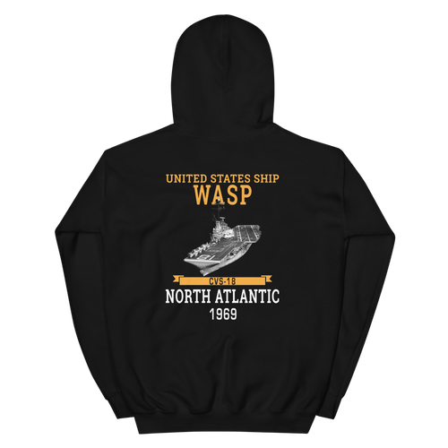 USS Wasp (CVS-18) 1969 N. ATLANTIC Unisex Hoodie