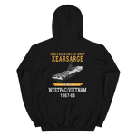 USS Kearsarge (CVS-33) 1967-68 WESTPAC/VIETNAM Hoodie – back view, black