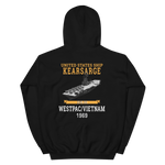 USS Kearsarge (CVS-33) 1969 WESTPAC/VIETNAM Hoodie – back view, black