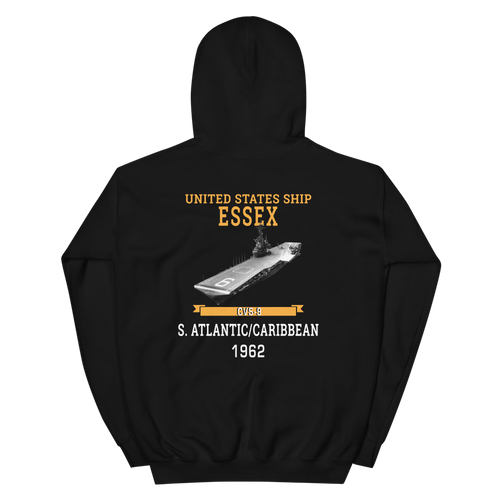 USS Essex (CVS-9) 1962 S. ATLANTIC/CARIBBEAN Hoodie