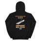 USS Essex (CVS-9) 1968 MED CRUISE Hoodie – back view, black