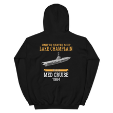 Load image into Gallery viewer, USS Lake Champlain (CVS-39) 1964 MED CRUISE Hoodie