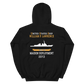 USS William P. Lawrence (DDG-110) 2013 MAIDEN DEPLOYMENT Unisex Hoodie – back view, black