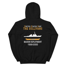 Load image into Gallery viewer, USS The Sullivans (DDG-68) 1999-2000 MAIDEN DEPLOYMENT Unisex Hoodie