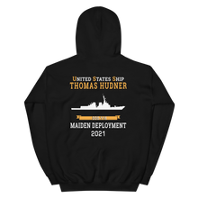 Load image into Gallery viewer, USS Thomas Hudner (DDG-116) 2021 MAIDEN DEPLOYMENT Unisex Hoodie