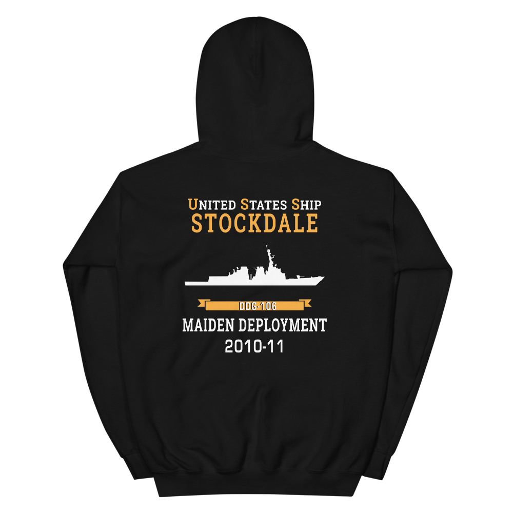 USS Stockdale (DDG-106) 2010-11 MAIDEN DEPLOYMENT Unisex Hoodie