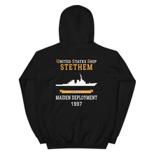 Load image into Gallery viewer, USS Stethem (DDG-63) 1997 MAIDEN DEPLOYMENT Unisex Hoodie