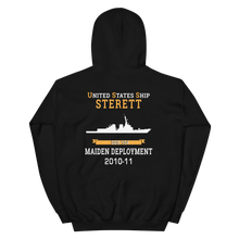 Load image into Gallery viewer, USS Sterett (DDG-104) 2010-11 MAIDEN DEPLOYMENT Unisex Hoodie