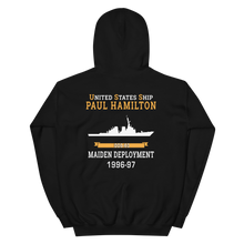 Load image into Gallery viewer, USS Paul Hamilton (DDG-60) 1996-97 MAIDEN DEPLOYMENT Unisex Hoodie