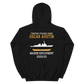USS Oscar Austin (DDG-79) 2002-03 MAIDEN DEPLOYMENT Unisex Hoodie – back view, black